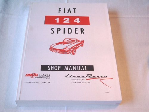 Workshop Manual Fiat 124 Spide US- Versionen