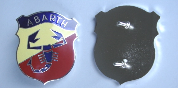 emblem ABARTH - 70 mm enamelled