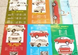 Set Poster ABARTH 6 pieces