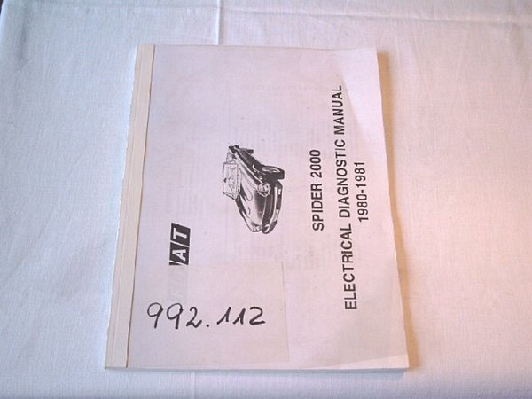 El. Diagnostic Manual 124 Spider 1980-81