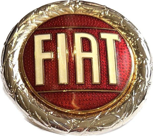 Fiat Emblem  emailliert rund gesteckt 124 Spider X1/9