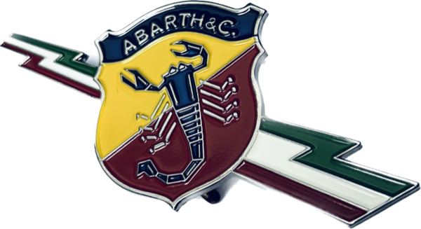 Abarth emblem tricolore abarth